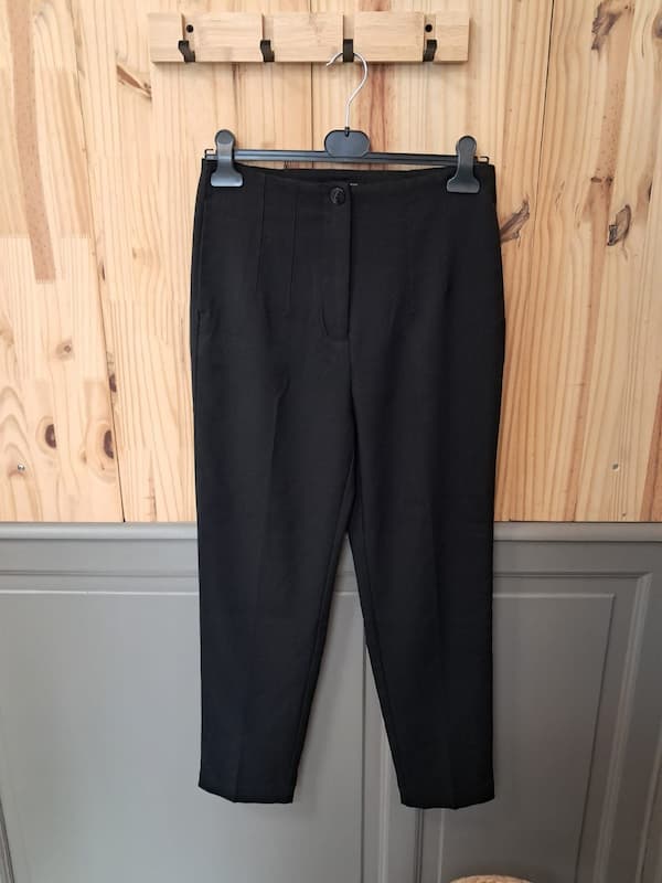Pantalon Cache Cache Noir Femme Taille 40 - vue de devant - Vintage Seconde Main - Cool Frip