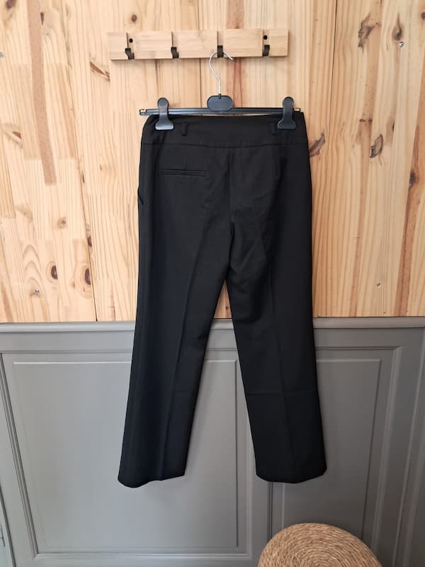 Pantalon Promod Noir Femme Taille 36 - vue arrière - Vintage Seconde Main - Cool Frip