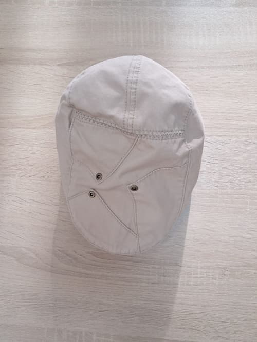 Casquette Beige Coton - vue de dessus - Vintage Seconde Main - Cool Frip Streetwear