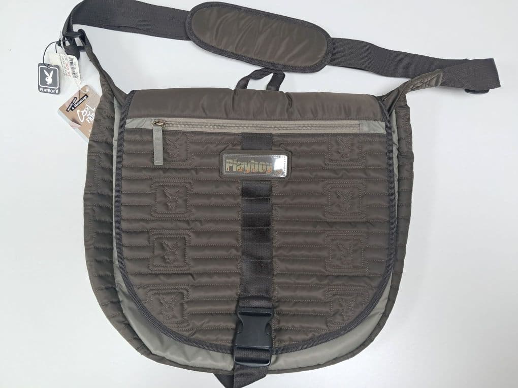 Sac à Main Kaki Playboy Mixte Tendance Urbain Friperie Vintage Seconde Main COOL FRIP