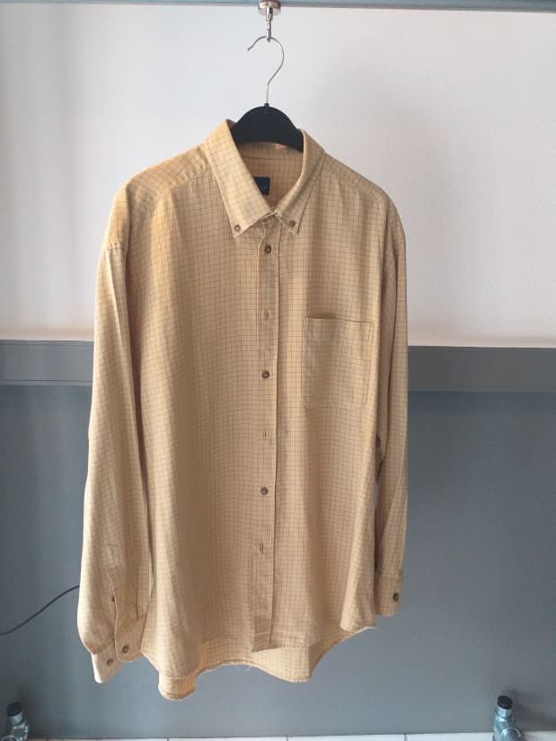 Chemise Jaune Cyrillus Coton Homme 43 | Friperie Vintage Seconde Main COOL FRIP