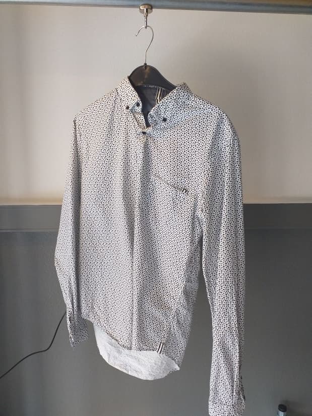 Chemise Bleu Blanc Zara Man Coton Homme M | Friperie Vintage Seconde Main COOL FRIP