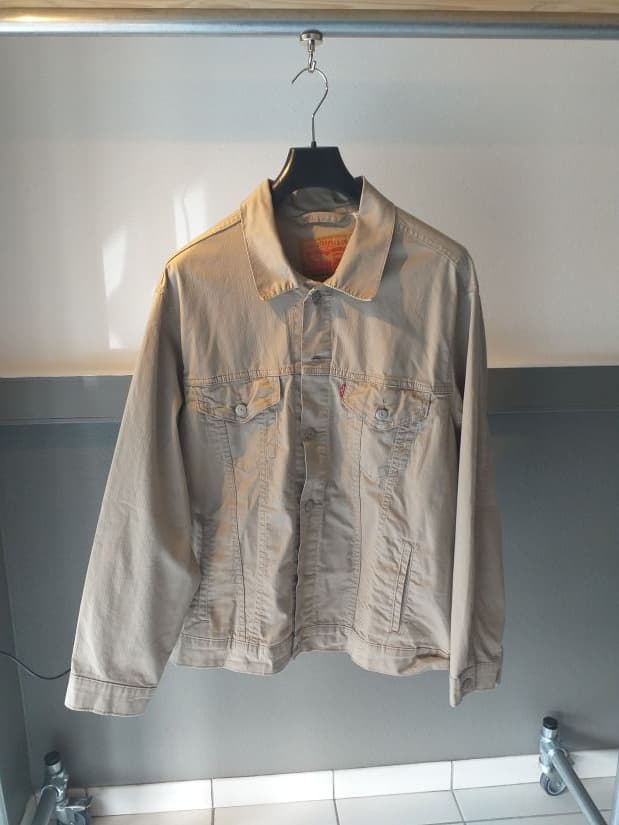 Veste Jean Sable Levi's Coton Élasthanne Homme XXL | Friperie Vintage Seconde Main COOL FRIP