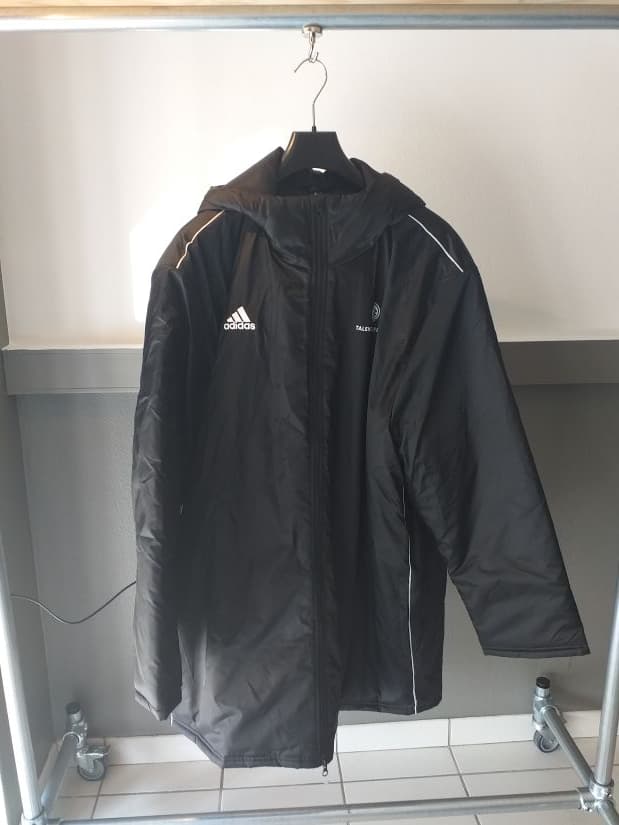 Parka Noire Adidas Polyester Homme L | Friperie Vintage Seconde Main COOL FRIP