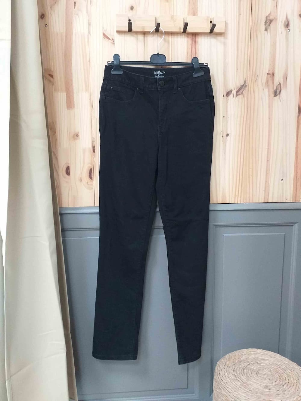 Jean Noir Ever Flex Coton Polyester Femme 40 | Friperie Vintage Seconde Main COOL FRIP