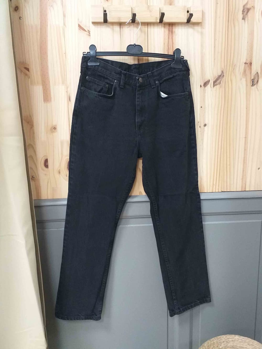 Jean Noir Bcc Blues Coton Femme 40 | Friperie Vintage Seconde Main COOL FRIP