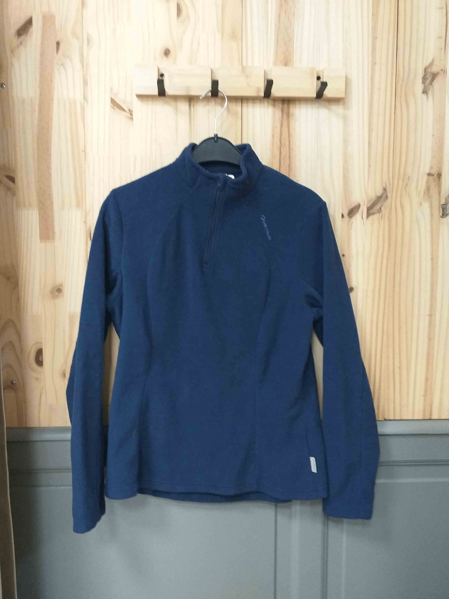 Polaire Bleue Queshua Polyester Femme L | Friperie Vintage Seconde Main COOL FRIP