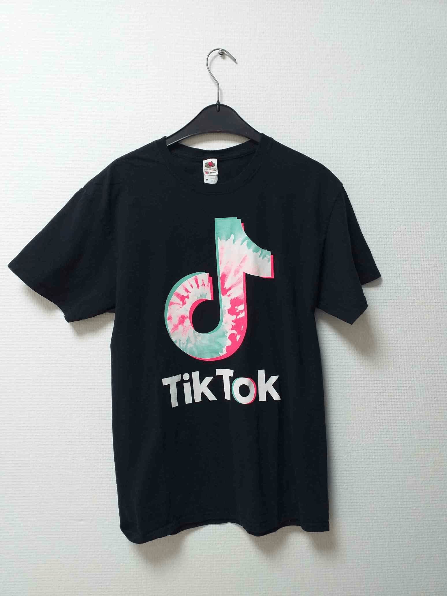 T-shirt Blanc TikTok Fruit of the Loom Femme M - Friperie Vintage Seconde Main COOL FRIP