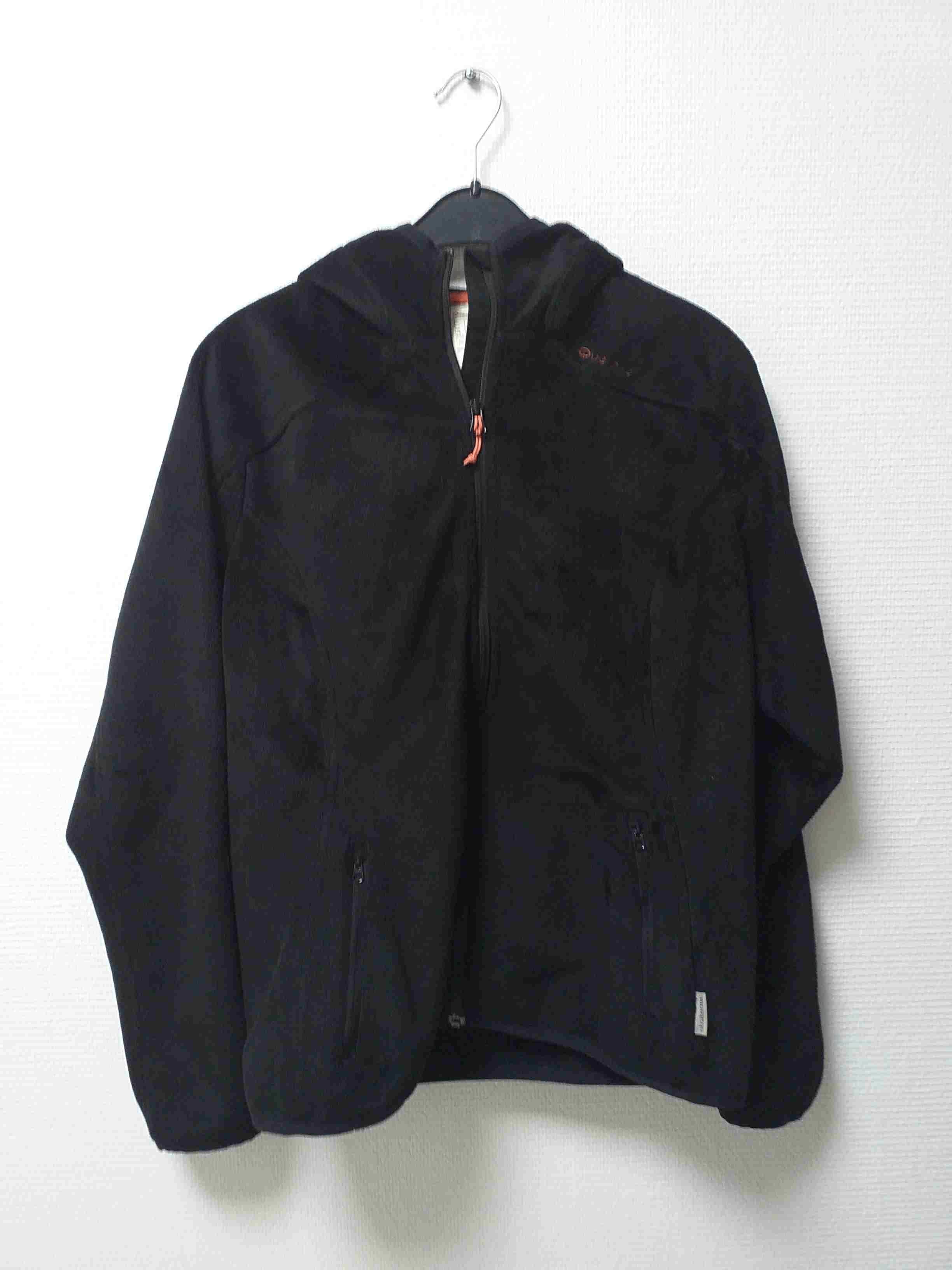 Polaire Noire Quechua Femme L Polyester - Friperie Vintage Seconde Main COOL FRIP  