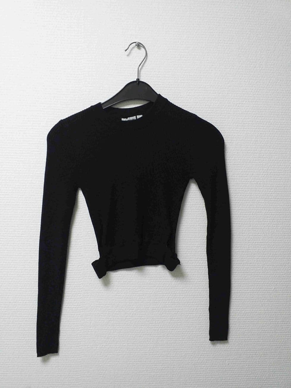 Haut Noir Jennifer Femme S Élégant - Friperie Vintage Seconde Main COOL FRIP  