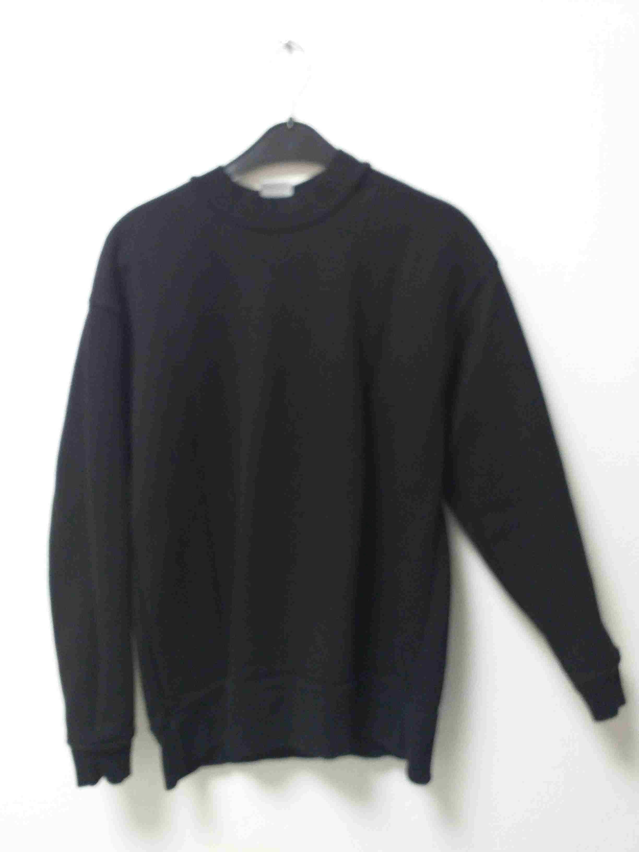 Sweat-shirt Noir Coton Zara Femme S - Friperie Vintage Seconde Main COOL FRIP 