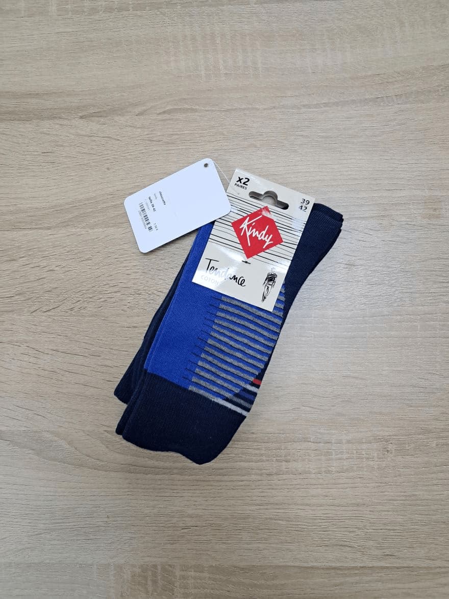 Chaussette Kindy Homme 39-42 Neuve | Friperie Vintage Seconde Main COOL FRIP  
