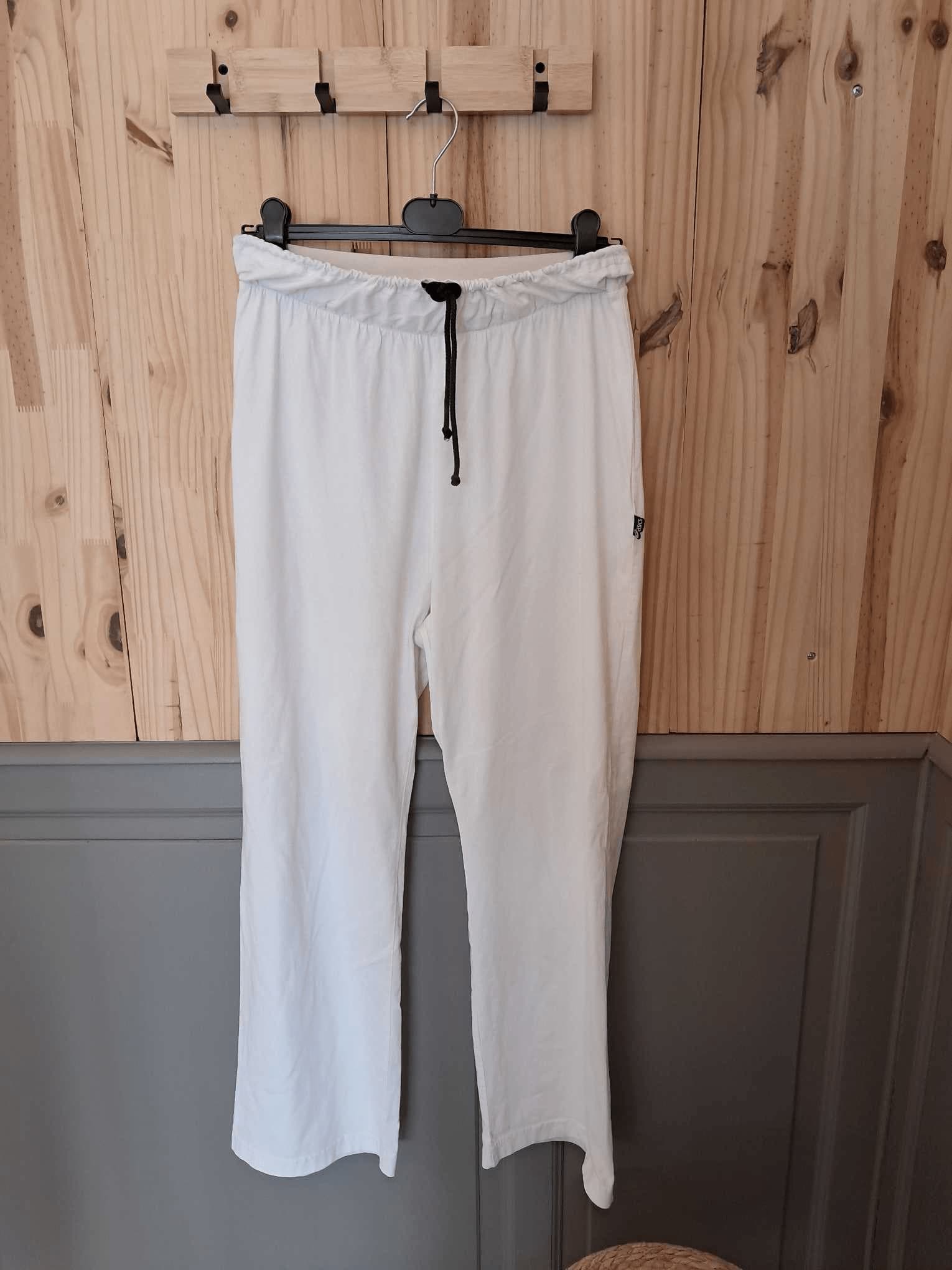 Survêtement Blanc Oasics Coton Femme L | Friperie Vintage Seconde Main COOL FRIP  