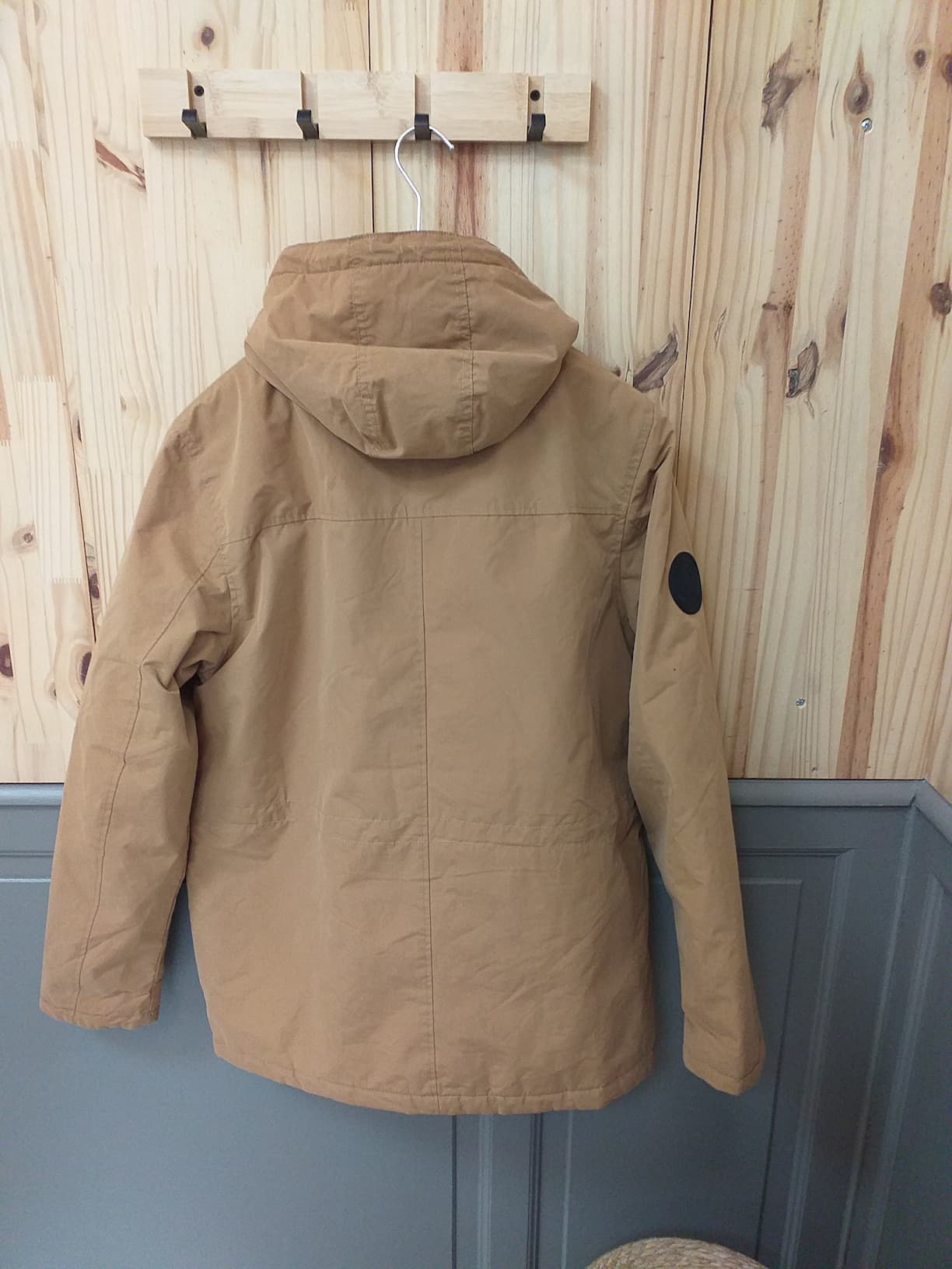 Parka NPO Men Camel Taille M Vintage - vue arrière | Cool Frip Paray-le-Monial