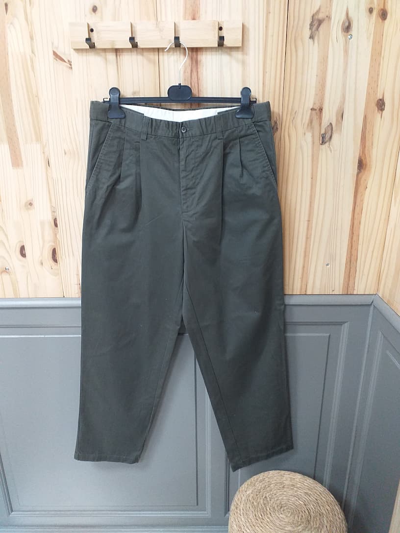 Chino Haggar Vintage Marron W34 L32 Homme - vue devant | Cool Frip Paray-le-Monial