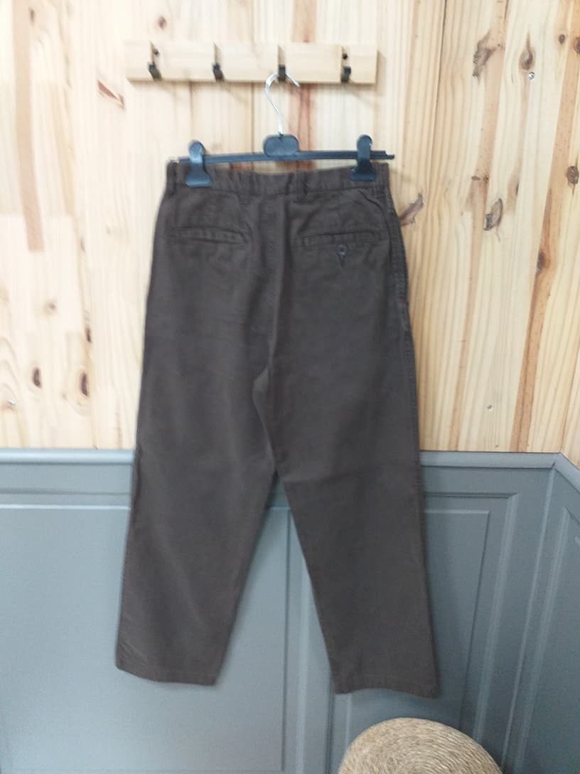 Chino Sonoma Jeans Vintage Marron W30 L30 Homme - vue arrière | Cool Frip Paray-le-Monial