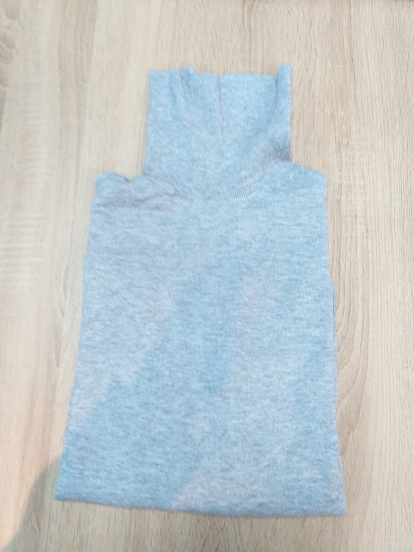 Col Roulé Gris Kiabi - Taille S Femme Vintage