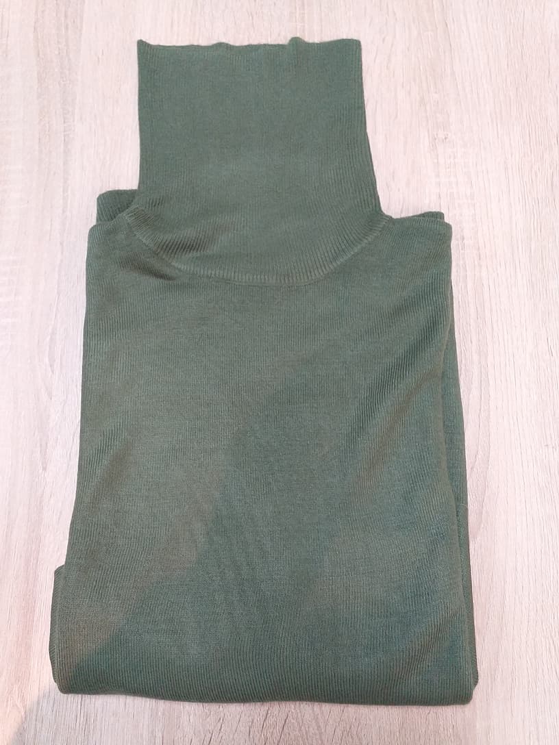 Col roulé Vintage Kaki Cache-Col | Cool Frip Paray-le-Monial