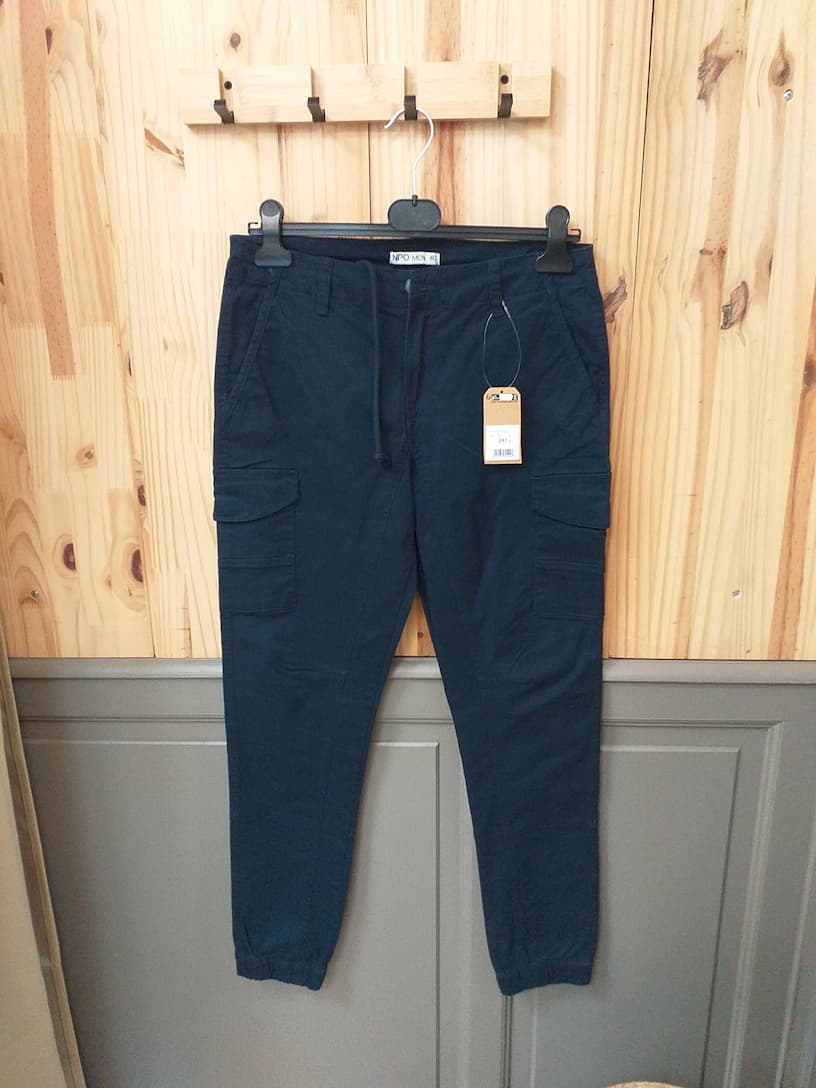 Cargo NPO Bleu Taille 40 Neuf - vue de devant - Vintage Streetwear Mixte