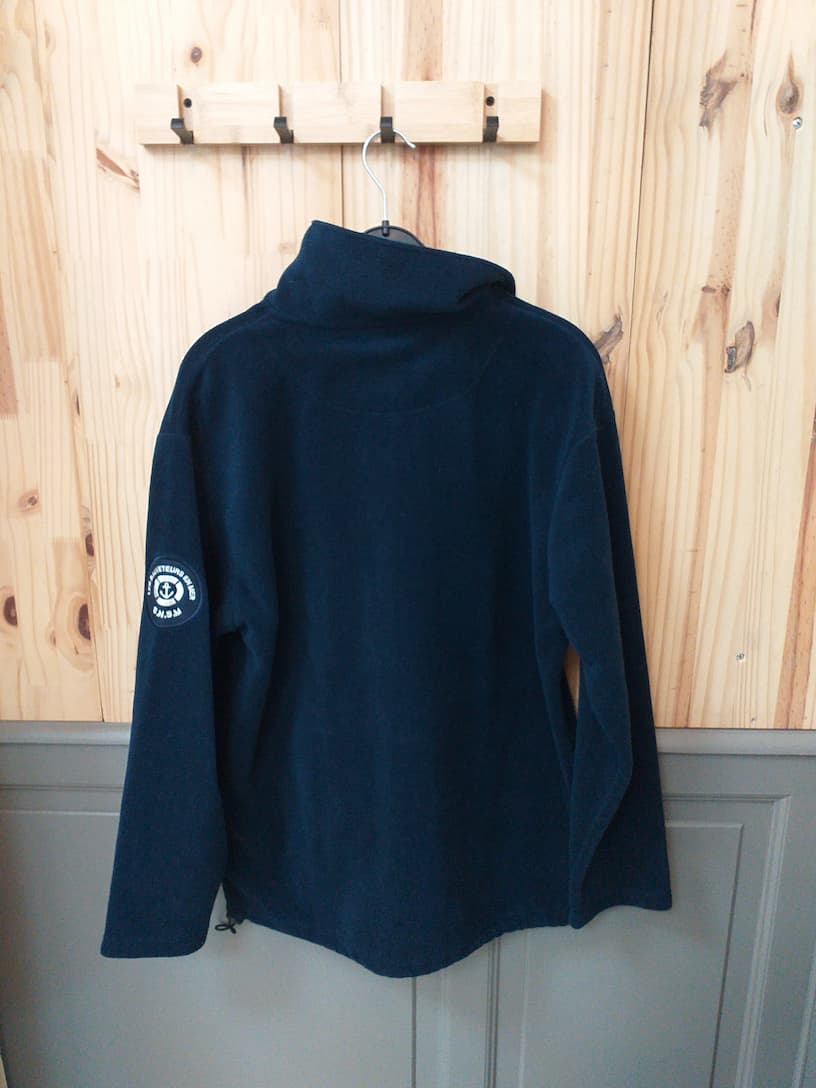 Sweat Classe de Mer Bleu Marine - vue arrière - Vintage Streetwear Homme