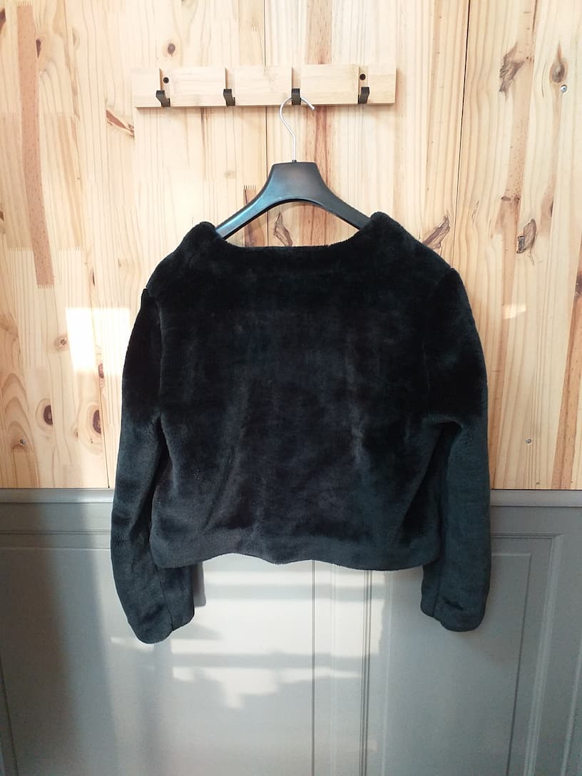 Bolero Noir Taille 48 - vue arrière - Taillissime Vintage