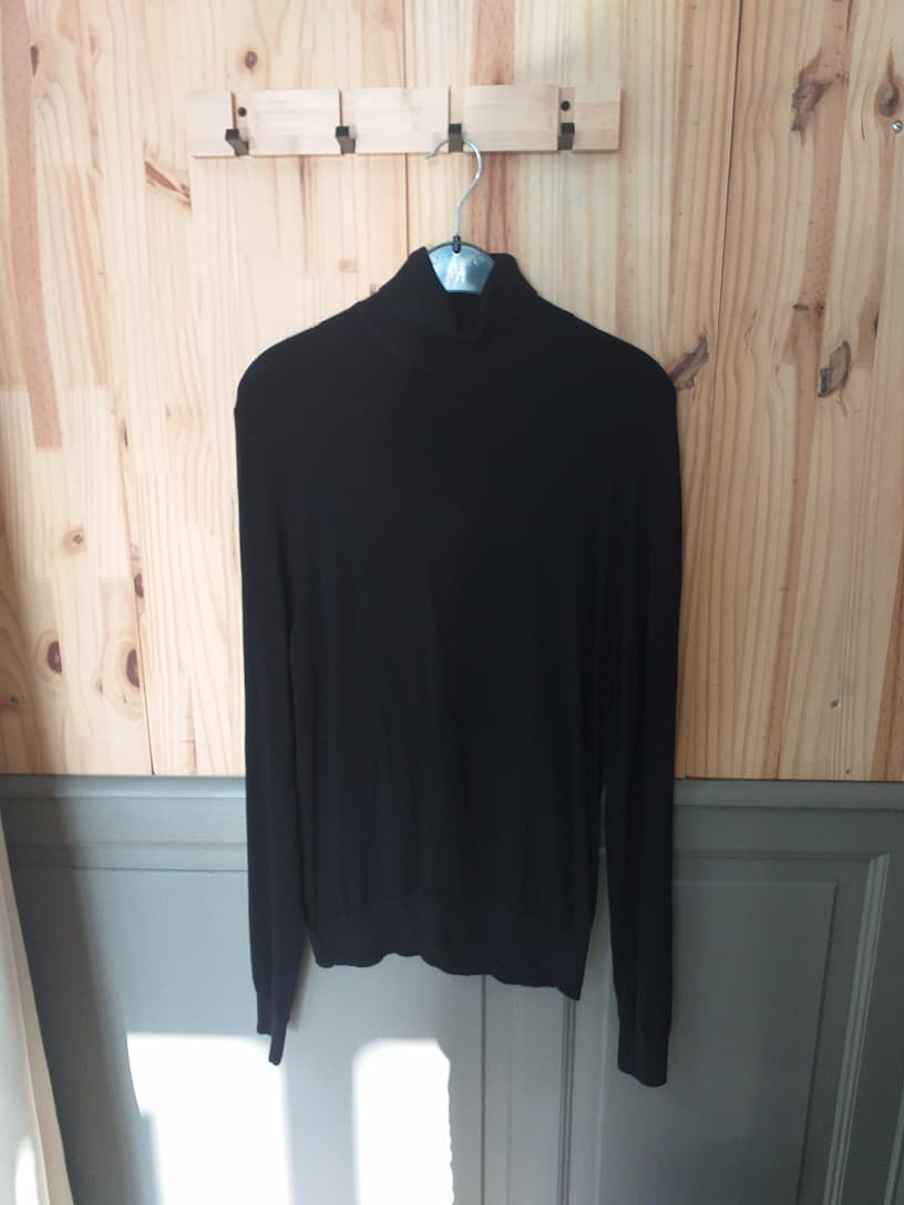 Col Roulé Noir Kiabi Homme L - Vintage Streetwear