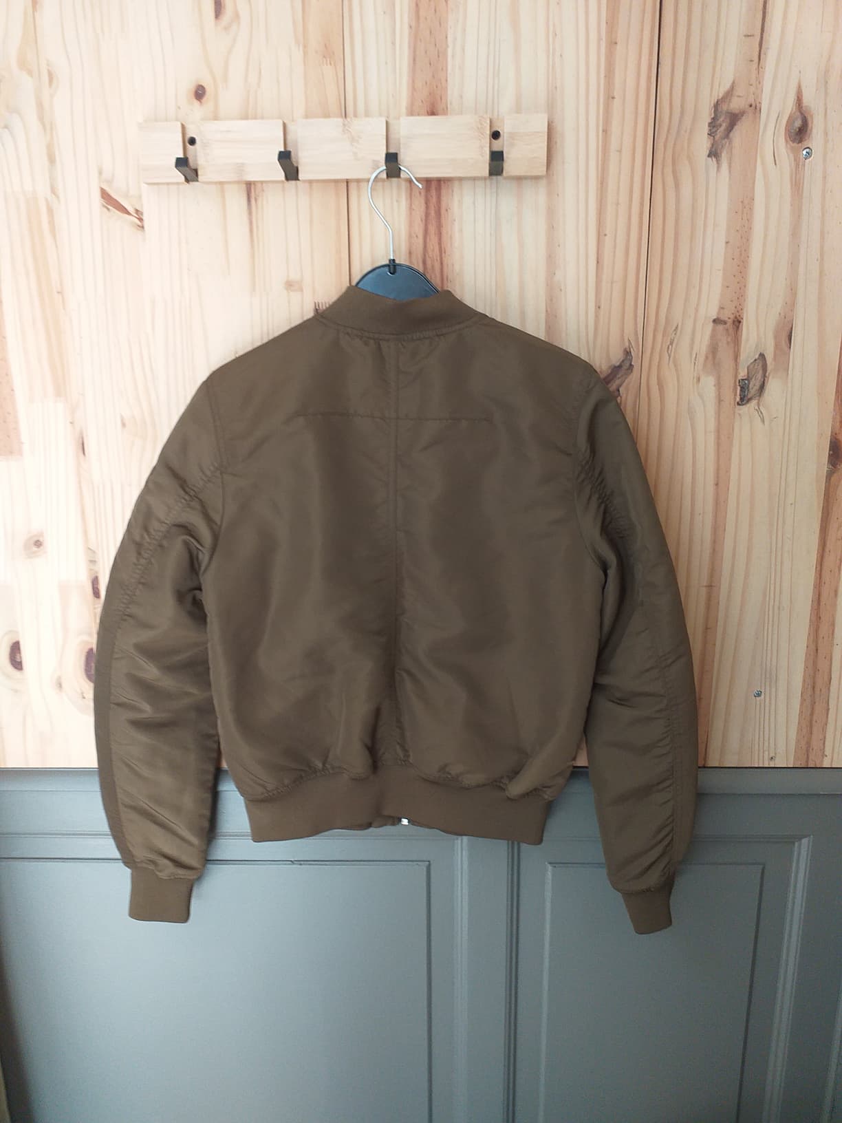 Bombers Noir XS Coton Polyamide Élasthane Femme - vue arrière | Friperie Vintage Seconde Cool Frip