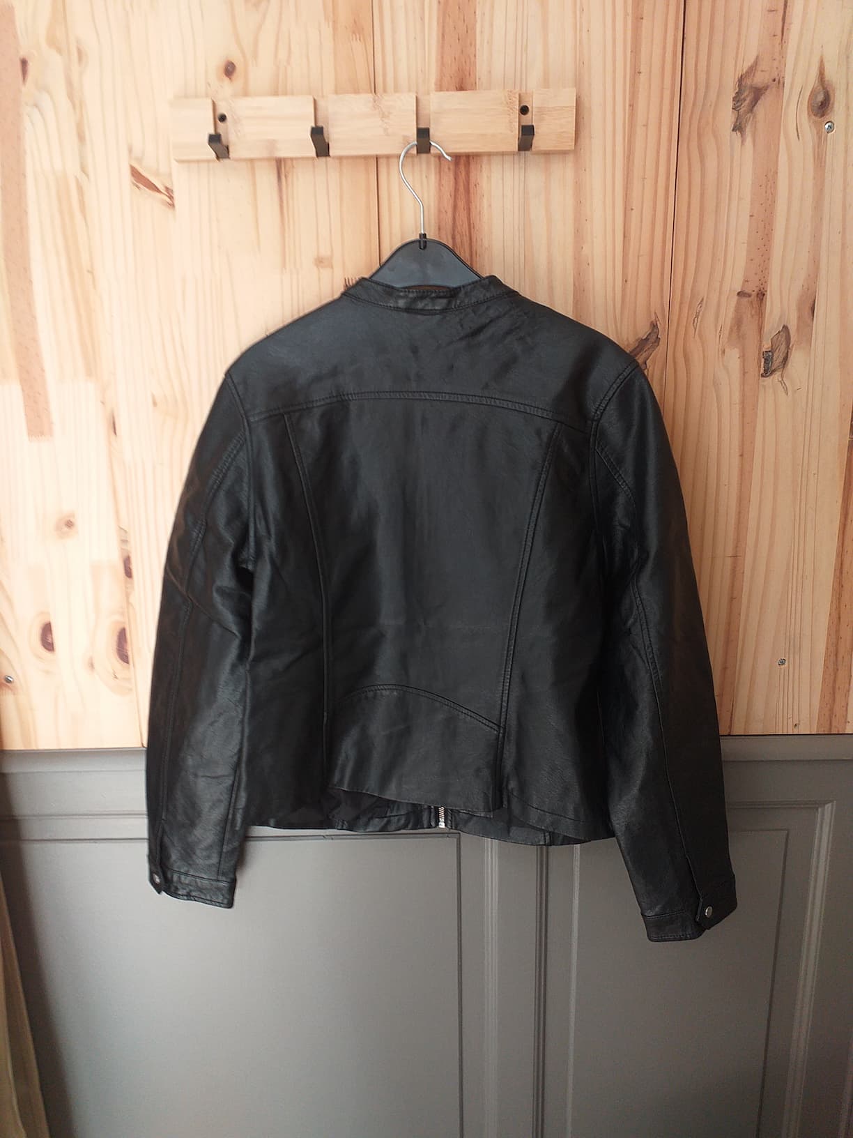 Veste Oversize Noire XXL Kiabi Femme - vue arrière | Friperie Vintage Seconde Cool Frip