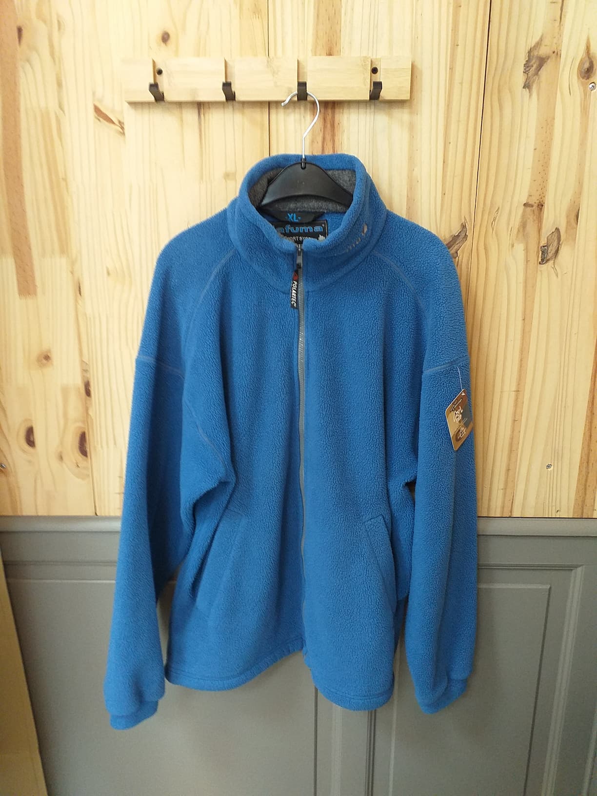 Gilet Zip Bleu Polyester Homme XL Lafuma | Friperie Vintage Seconde Cool Frip