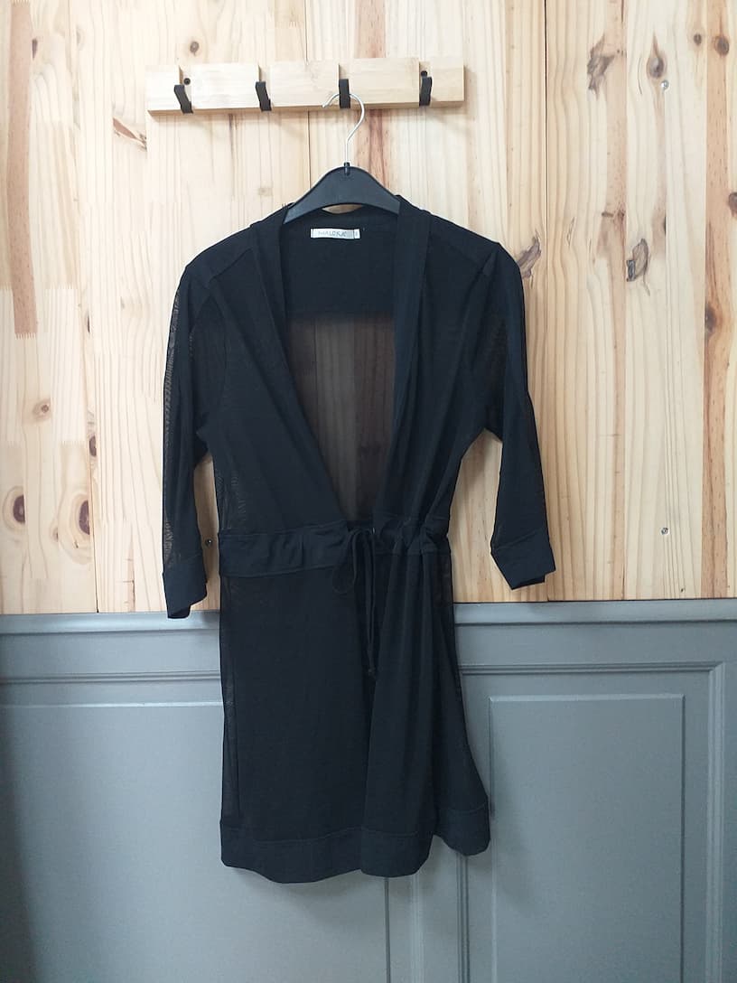 Déshabillé Noir Femme L | Friperie Vintage Seconde Cool Frip