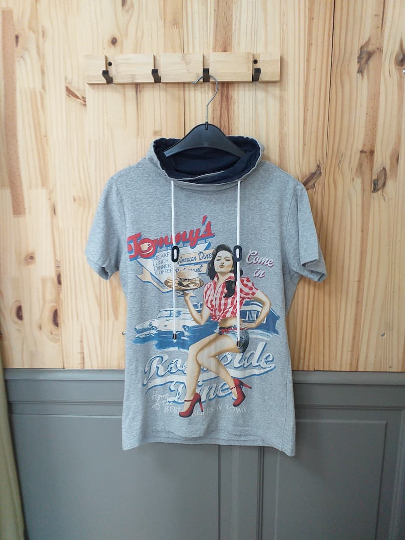 T-shirt Gris Coton Unisexe S Marine Corps | Friperie Vintage Seconde Cool Frip