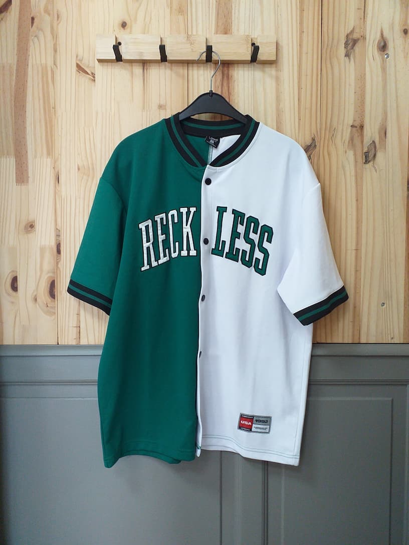 T-shirt Blanc Vert M Homme | Friperie Vintage Seconde Cool Frip