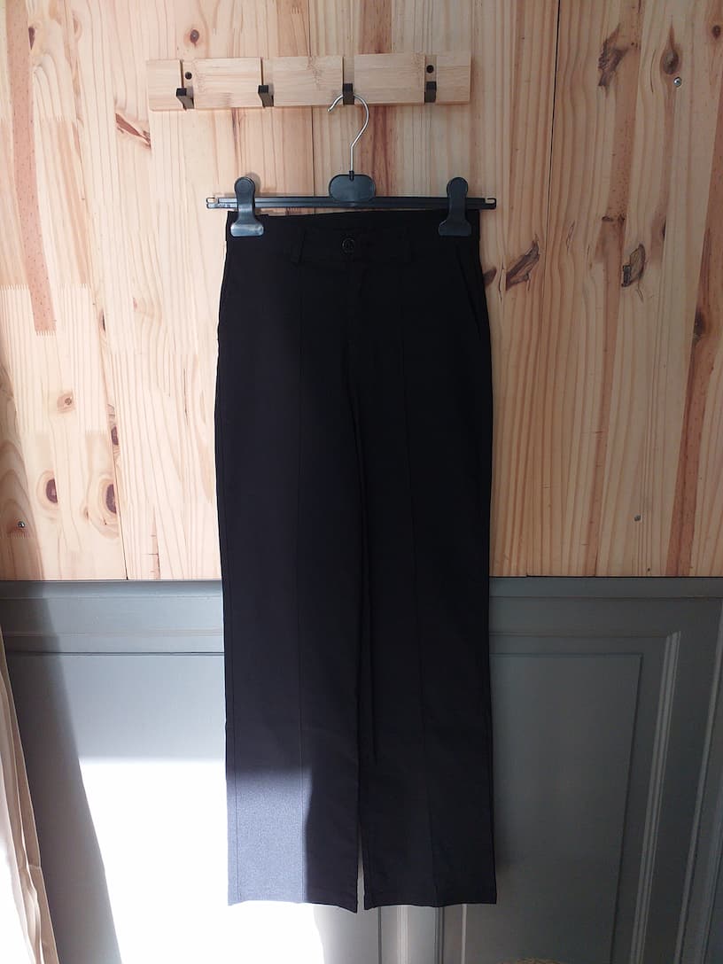 Pantalon Fluide Noir Femme XS | Friperie Vintage Seconde Cool Frip