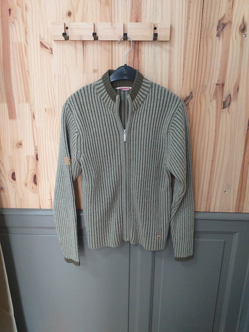 Pull Y2K Noir Acrylique Laine S Quiksilver | Cool Frip