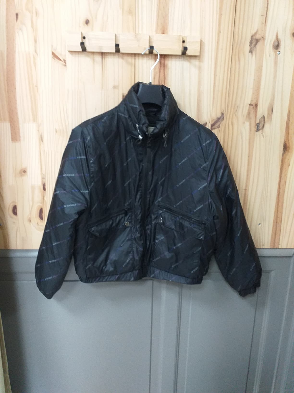 Doudoune Noir Polyester Femme M | Friperie Vintage Seconde Cool Frip