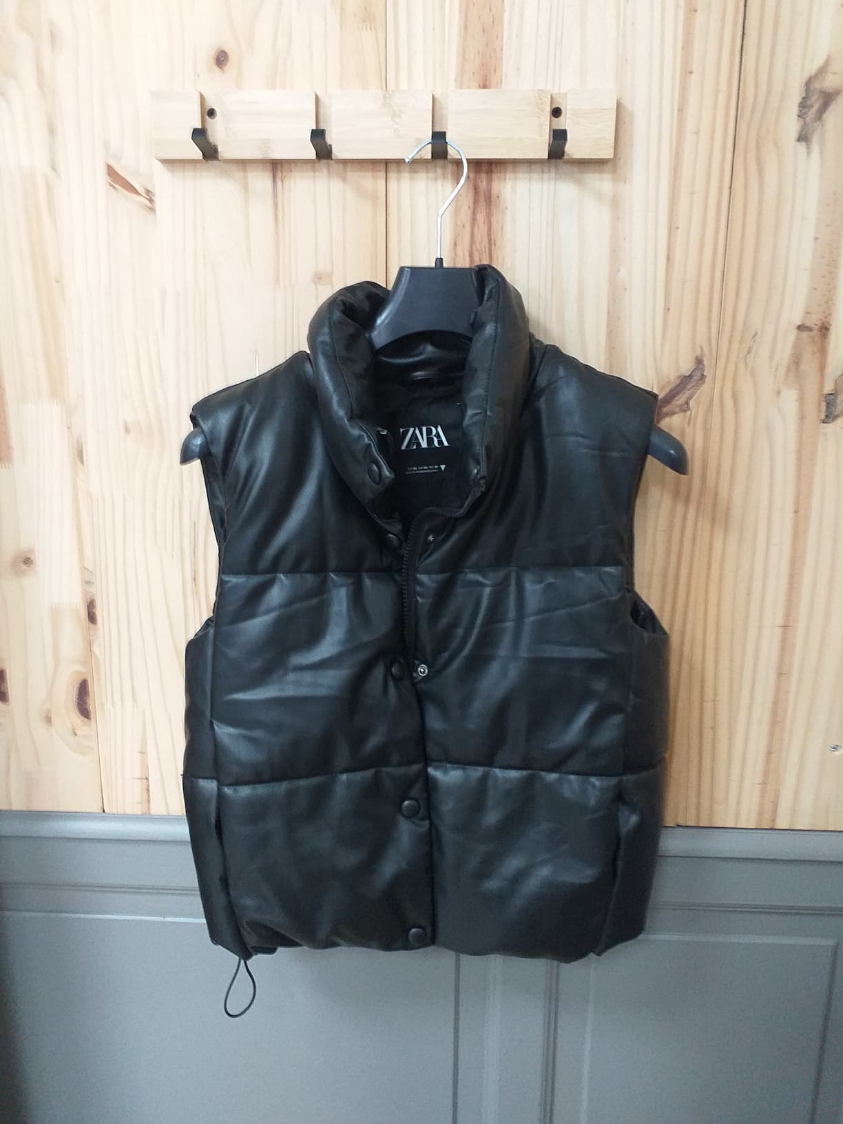 Doudoune sans manche Noir Polyester Femme XS | Friperie Vintage Seconde Cool Frip