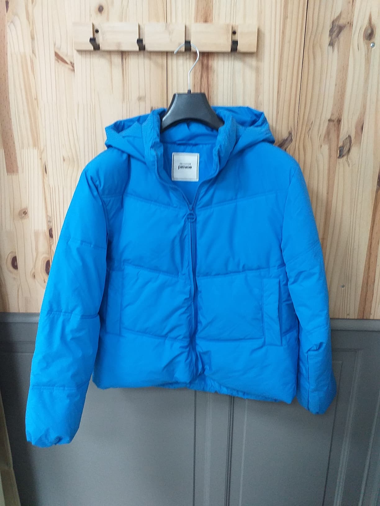 Doudoune Bleu Polyester Femme S - vue devant | Friperie Vintage Seconde Cool Frip