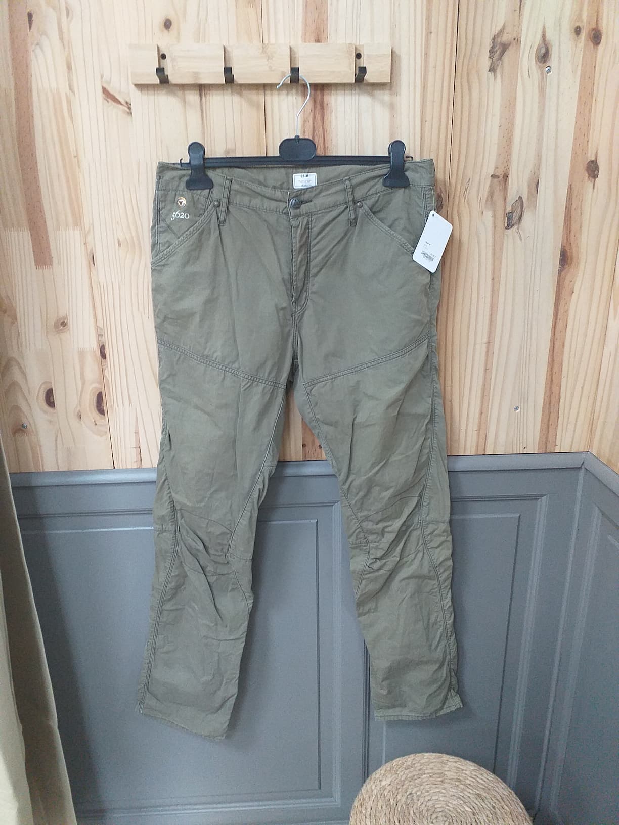 Cargo Kaki XXL G-Star - vue devant | Friperie Vintage Seconde Cool Frip