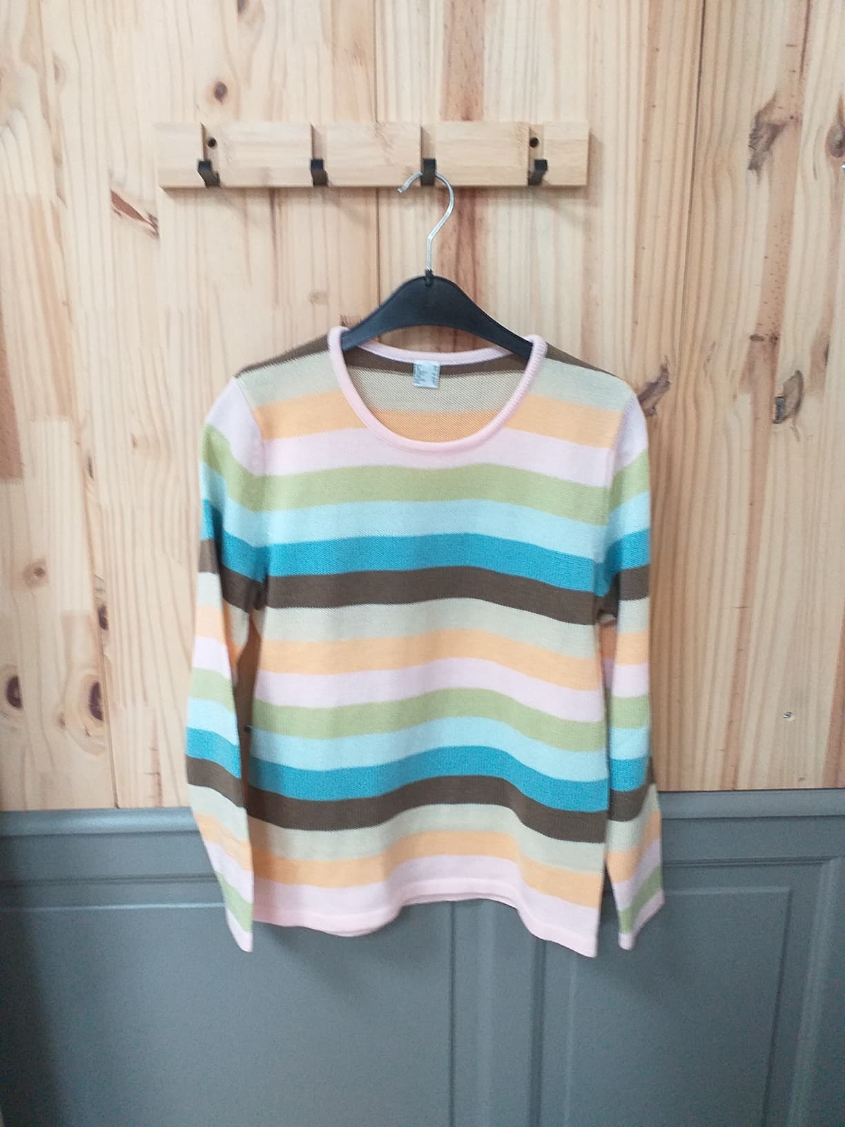 Pull Multicolore Acrylique Femme M | Friperie Vintage Seconde Cool Frip