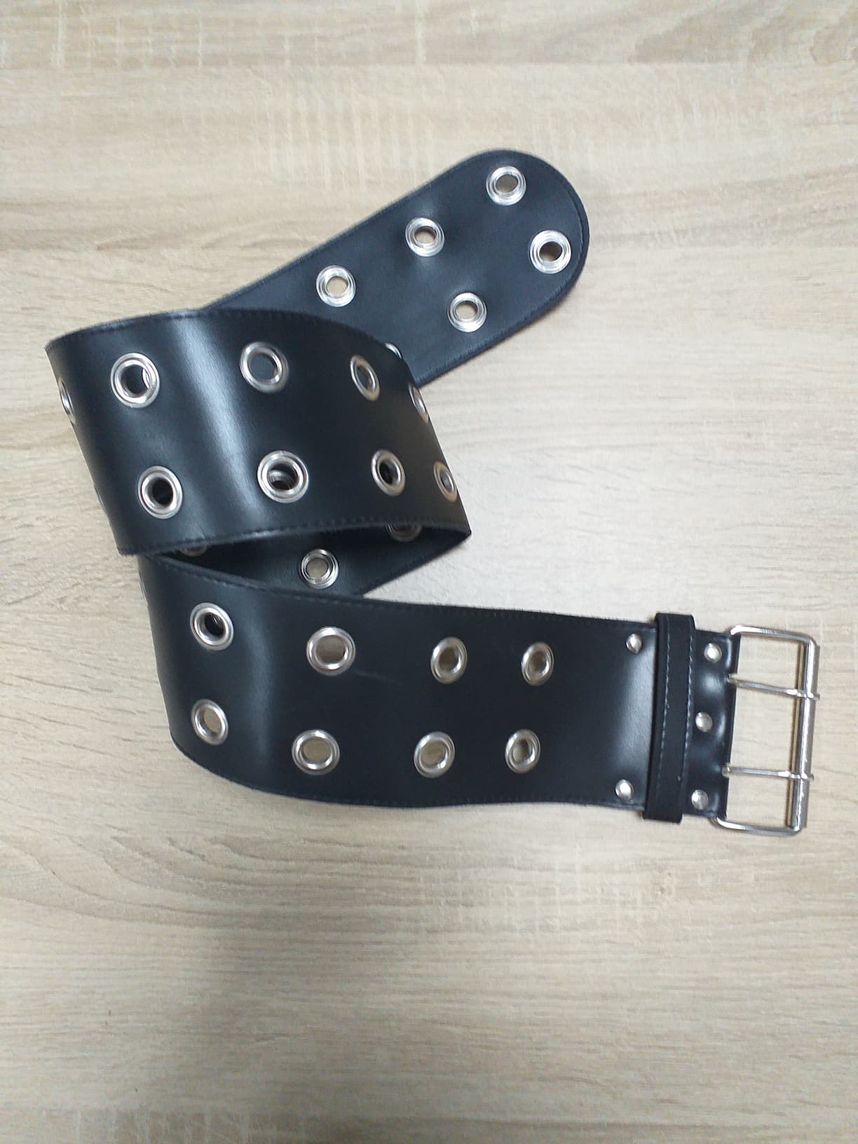 Ceinture Noire Synthétique Femme 85cm | Friperie Vintage Seconde Cool Frip
