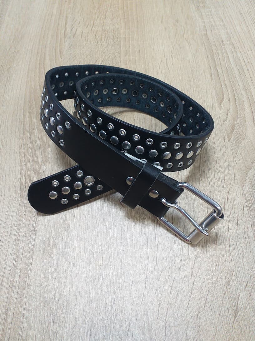 Ceinture Noire Synthétique Unisexe 75cm | Friperie Vintage Seconde Cool Frip