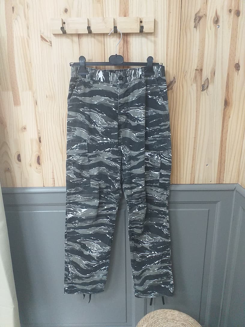 Pantalon Cargo Beige Coton Homme M - vue devant | Friperie Vintage Seconde Cool Frip