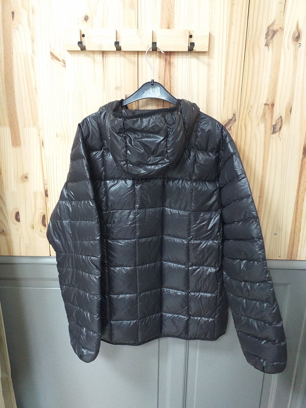 Doudoune Gris Polyester Homme XXL - vue arrière | Friperie Vintage Seconde Cool Frip