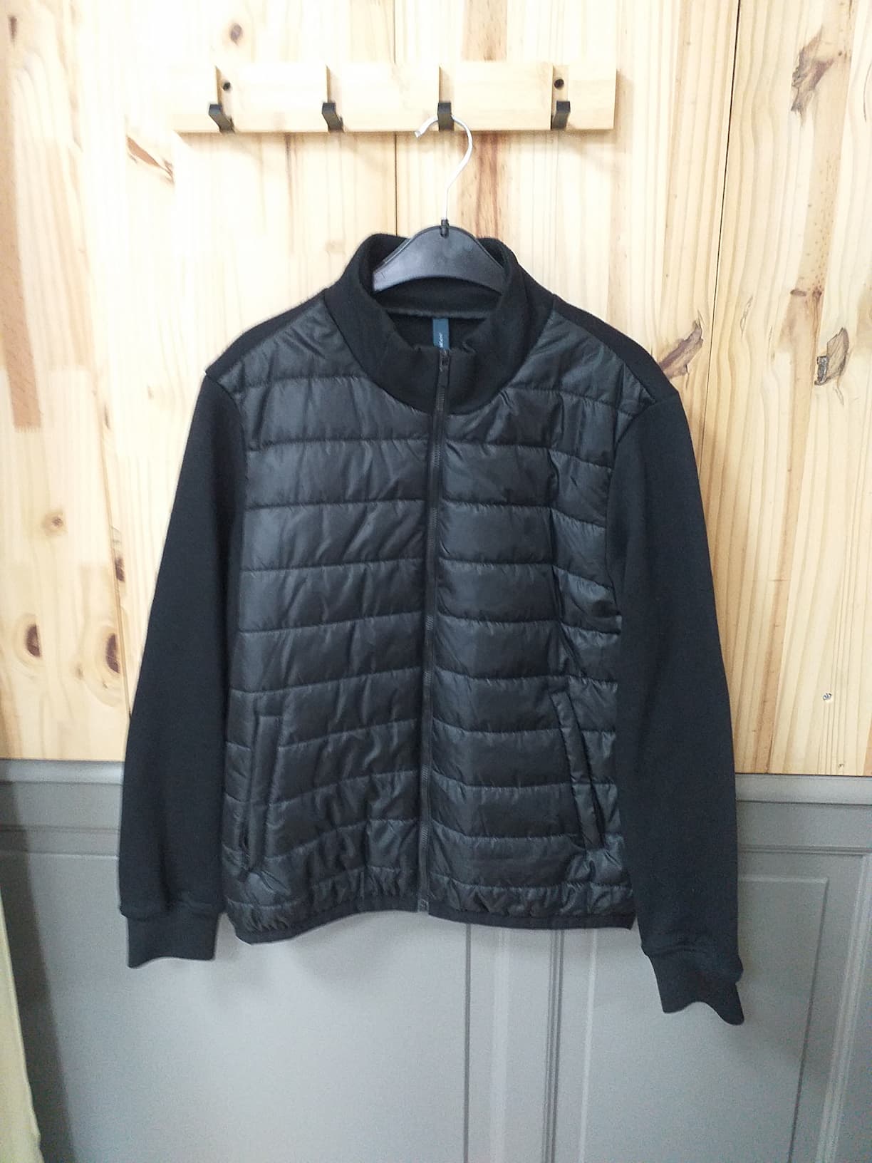 Doudoune Noir Polyester Homme XL | Friperie Vintage Seconde Cool Frip