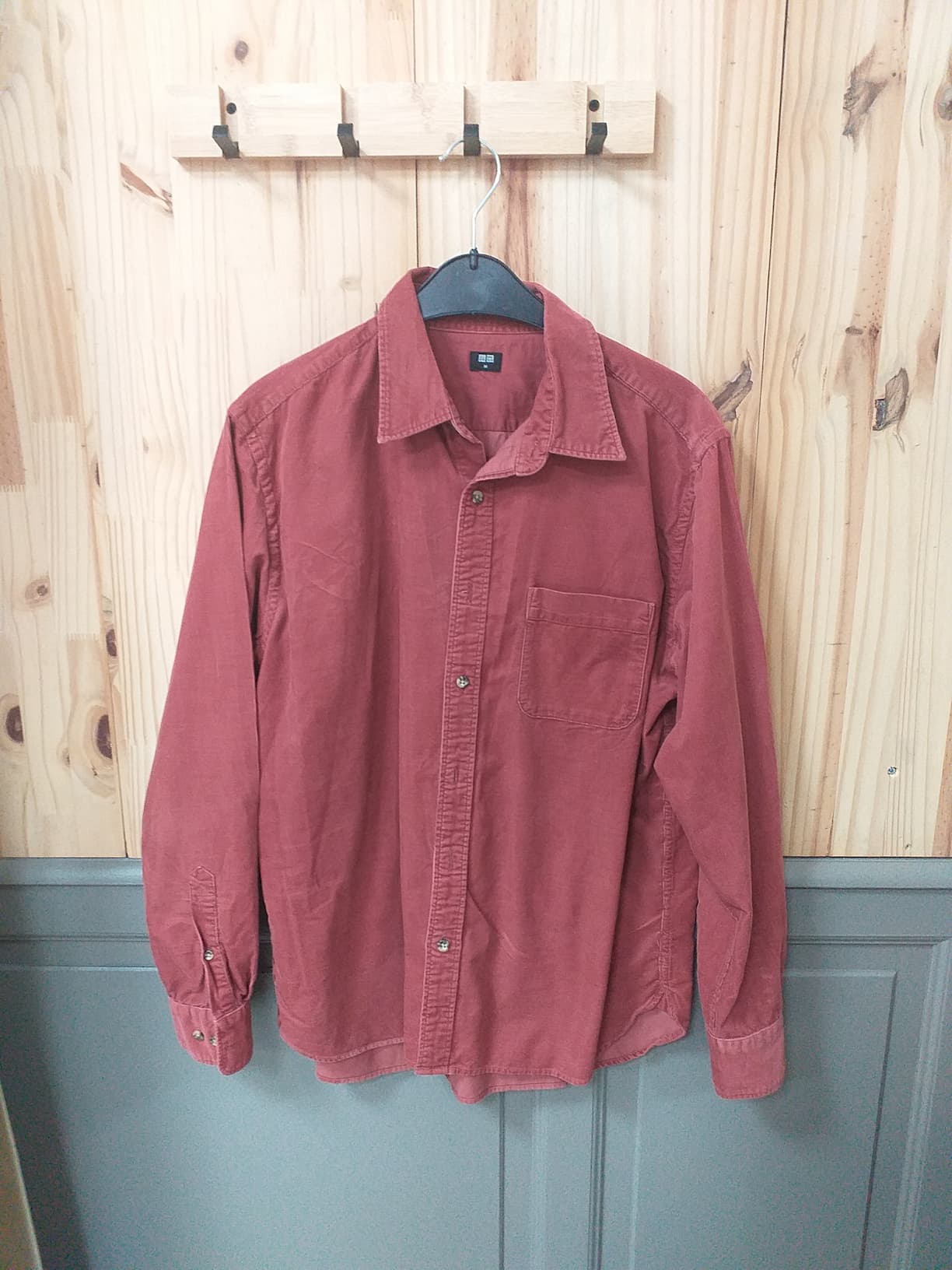 Chemise Rose Coton Homme M | Friperie Vintage Seconde Main Cool Frip