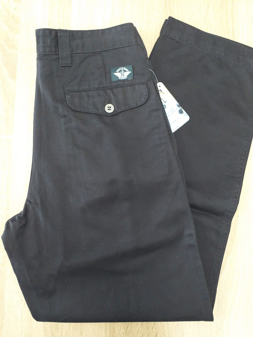 Chino Noir Coton Homme M Dockers | Friperie Vintage Seconde Main Cool Frip