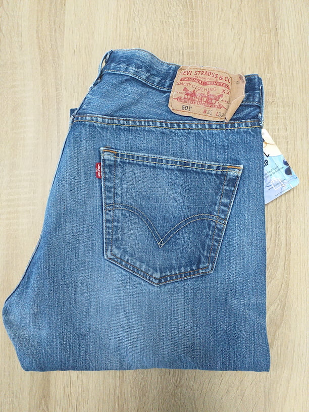 Jean Bleu Coton Homme W36 L32 Levi's | Friperie Vintage Seconde Main Cool Frip