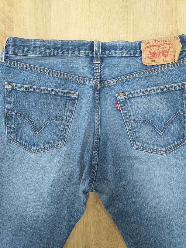Jean Bleu Coton Homme W36 L32 Levi's | Friperie Vintage Seconde Main Cool Frip